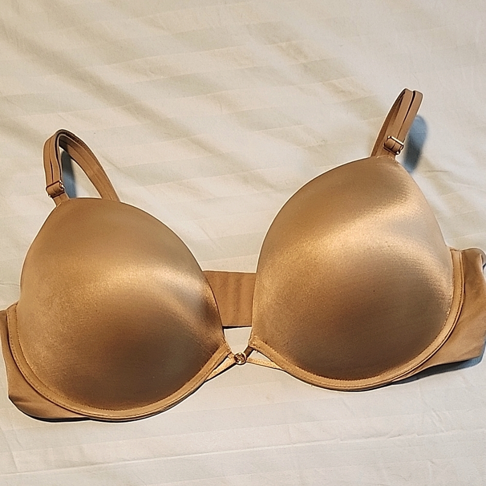 Elegant Olive Green Women's Push-up Bra 40D